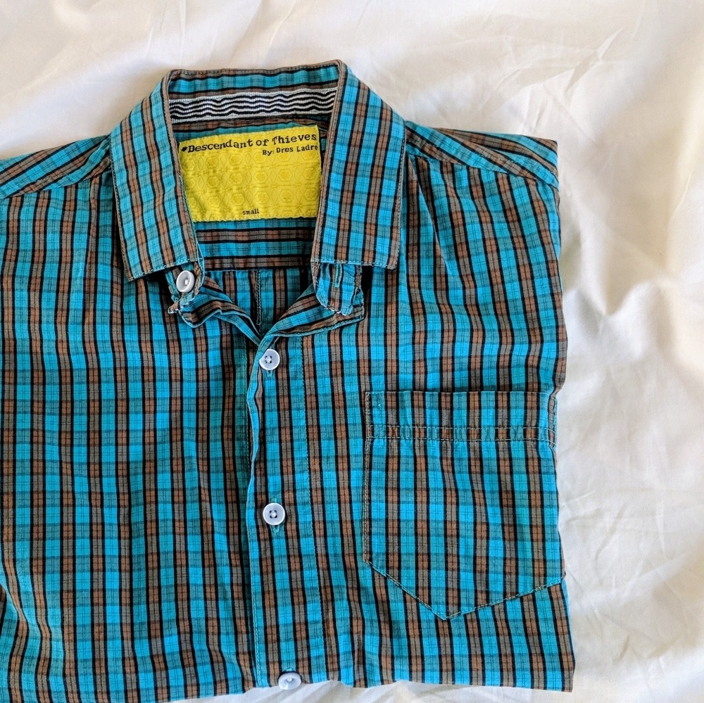 Descendent of Thieves Short Sleeve Button Up